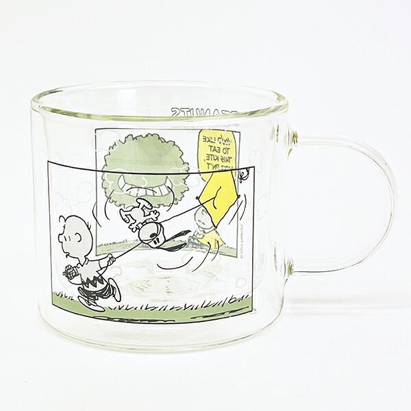 スヌーピー 凪食いの木 Wウォール耐熱マグ マグカップ SNOOPY