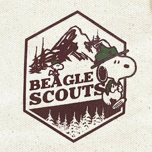 スヌーピー ビーグルスカウト ランチトートバッグ グリーン SNOOPY 商品画像2：キャラグッズPERFECT WORLD TOKYO