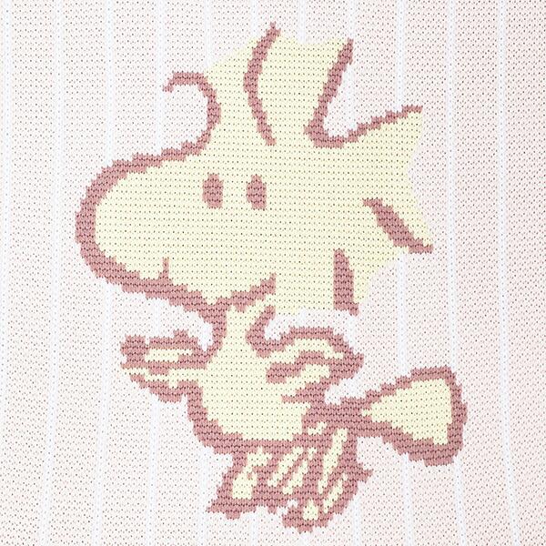 スヌーピー ウッドストック ニットミニトートバッグ ピンク SNOOPY 商品画像2：キャラグッズPERFECT WORLD TOKYO