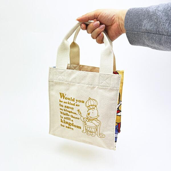 ディズニー くまのプーさん スクエアミニトートバッグ (王様) Disney 商品画像7：キャラグッズPERFECT WORLD TOKYO