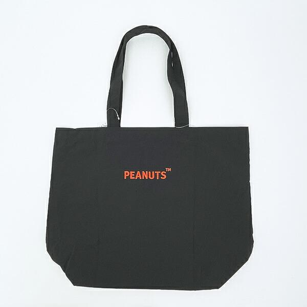 スヌーピー トートバッグ ブラック SNOOPY 商品画像3：キャラグッズPERFECT WORLD TOKYO