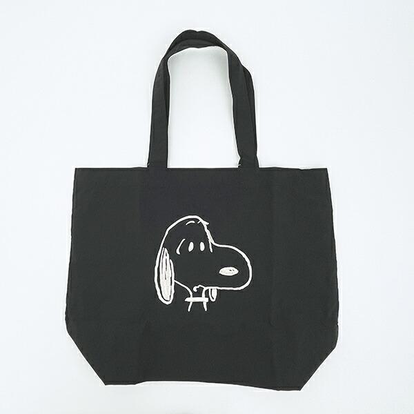 スヌーピー トートバッグ ブラック SNOOPY