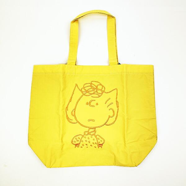 スヌーピー トートバッグ かばん イエロー PEANUTS SNOOPY