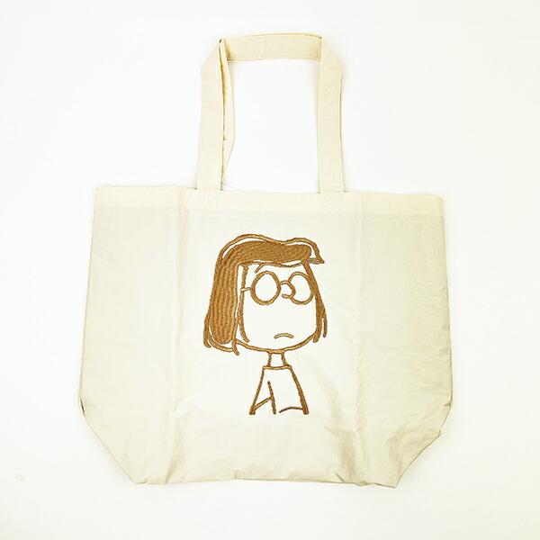 スヌーピー トートバッグ かばん オフホワイト PEANUTS SNOOPY