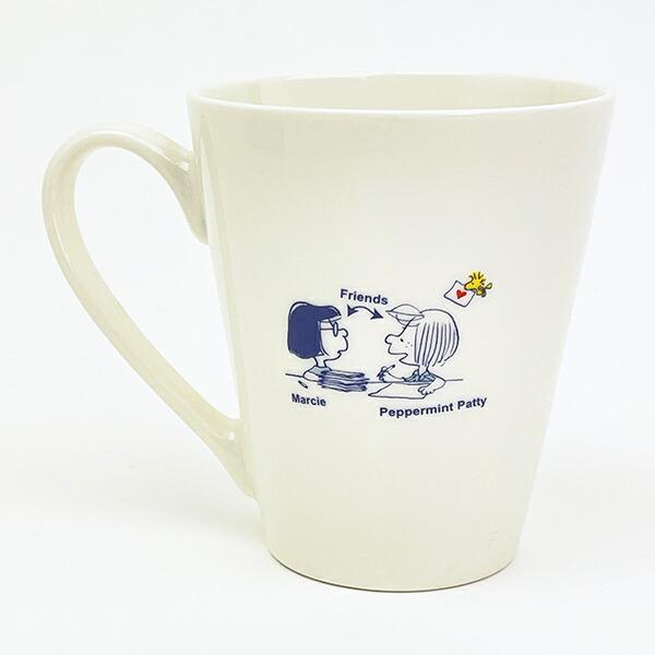 スヌーピー 相関図 コミカルマグカップ (ホワイト) コップ SNOOPY 商品画像3：キャラグッズPERFECT WORLD TOKYO
