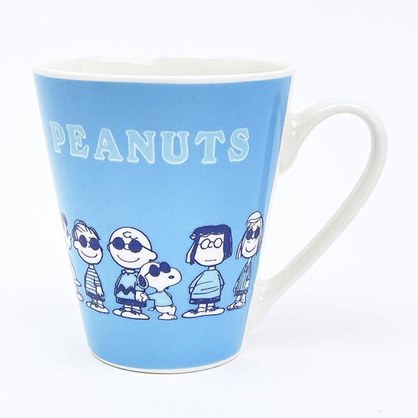 スヌーピー コミカルマグカップ (ブルー) コップ ピーナッツギャングシリーズ･･･