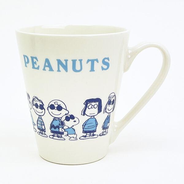 スヌーピー コミカルマグカップ (ホワイト) コップ ピーナッツギャングシリー･･･