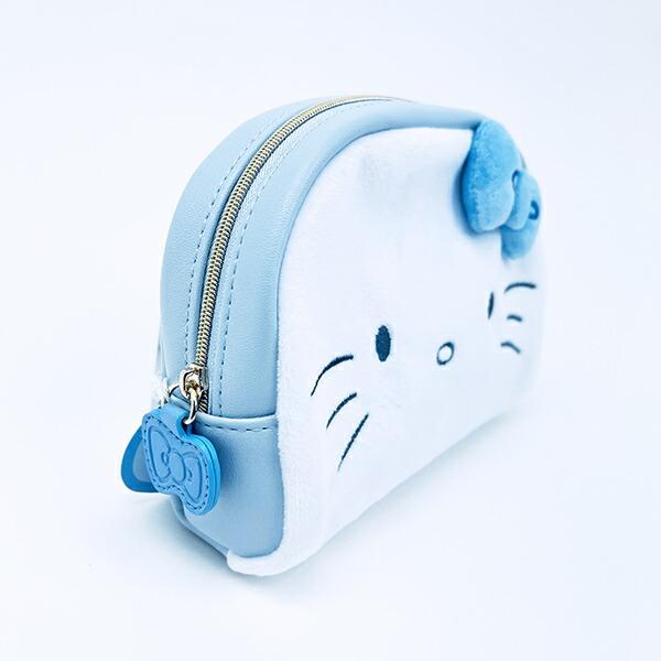 サンリオ ハローキティ ラウンドポーチ (ホワイト) Sanrio 商品画像3：キャラグッズPERFECT WORLD TOKYO