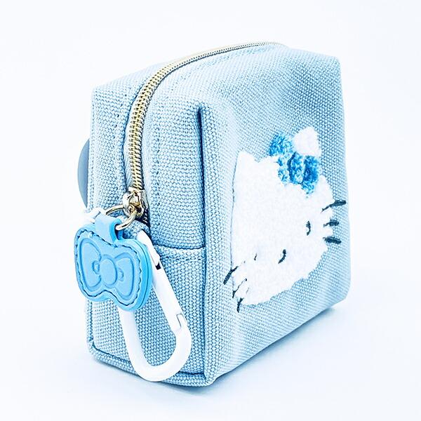 サンリオ ハローキティ ミニポーチ (ブルー) Sanrio 商品画像3：キャラグッズPERFECT WORLD TOKYO