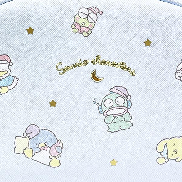 サンリオキャラクターズ ラウンドポーチ ブルー Sanrio 商品画像2：キャラグッズPERFECT WORLD TOKYO