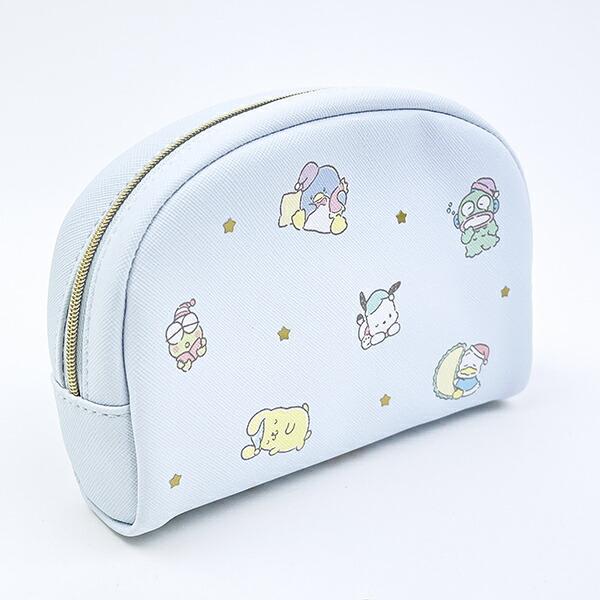 サンリオキャラクターズ ラウンドポーチ ブルー Sanrio 商品画像3：キャラグッズPERFECT WORLD TOKYO