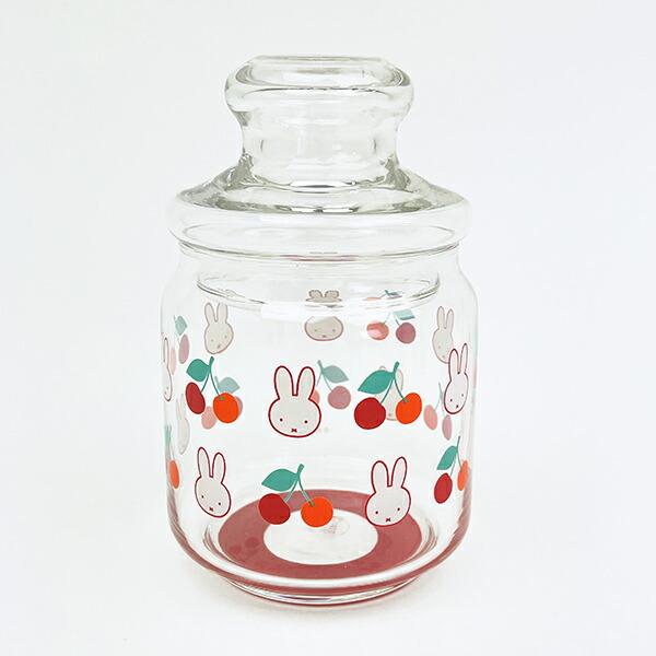 ミッフィー miffy ガラス小物入れ  レトロチェリーシリーズ 日本製