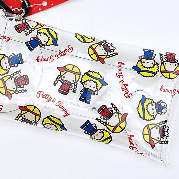 サンリオ パティ＆ジミー クリアマルチケース(S) ベーシック Sanrio 商品画像2：キャラグッズPERFECT WORLD TOKYO