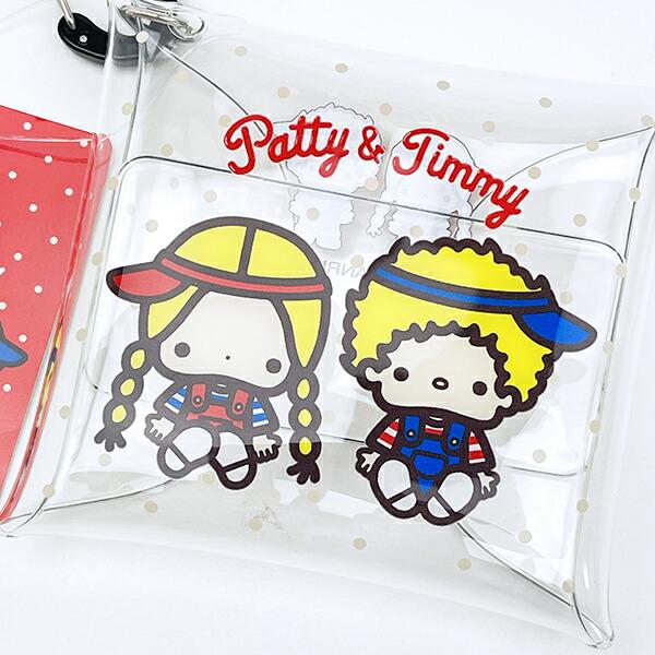 サンリオ パティ＆ジミー クリアマルチケース(SS) ベーシック Sanrio 商品画像2：キャラグッズPERFECT WORLD TOKYO