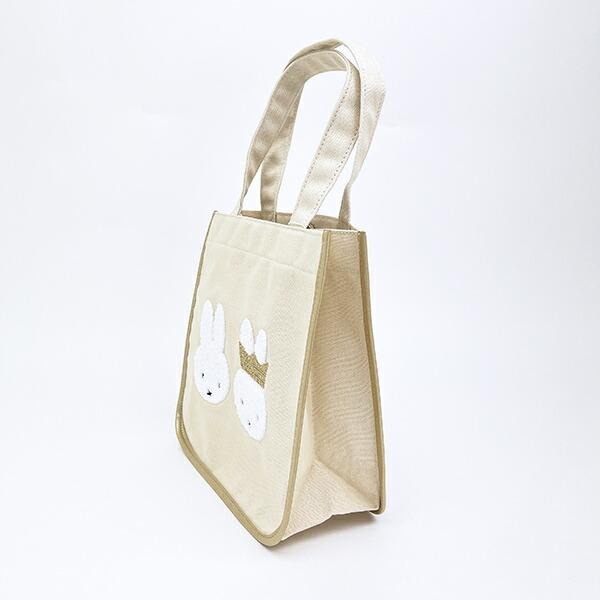 ミッフィー miffy 70th トートバッグ ゴールド＆ブラック 商品画像3：キャラグッズPERFECT WORLD TOKYO