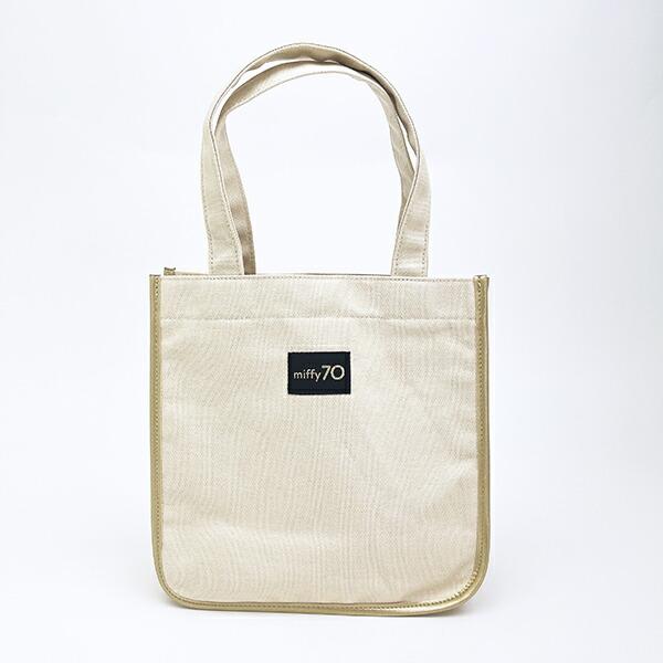 ミッフィー miffy 70th トートバッグ ゴールド＆ブラック 商品画像4：キャラグッズPERFECT WORLD TOKYO