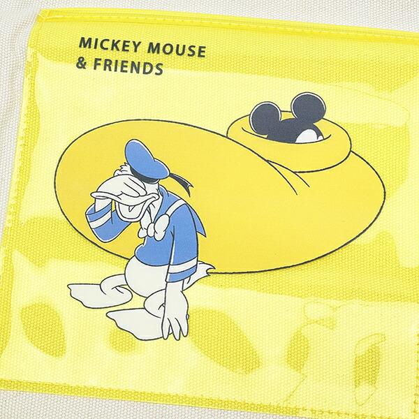 ディズニー ミッキー＆ドナルド トートバッグ イエロー Disney 商品画像2：キャラグッズPERFECT WORLD TOKYO