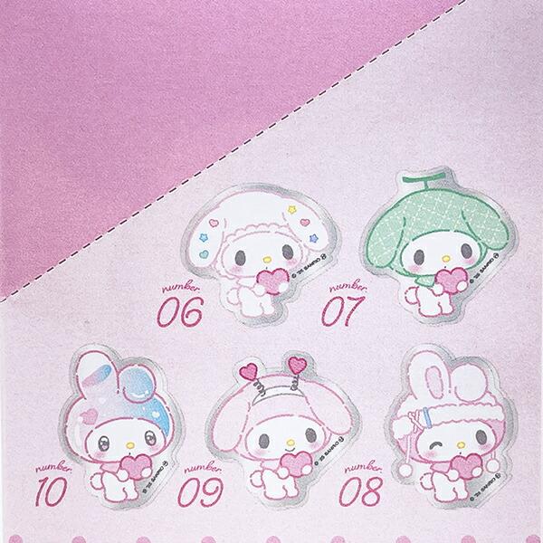 サンリオ マイメロディ 50th トレーディングアクリルステッカー 全10種 コンプリートBOX Sanrio 商品画像4：キャラグッズPERFECT WORLD TOKYO