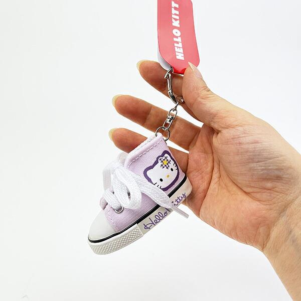 サンリオ ハローキティ スニーカーキーリング カオハナ パープル Sanrio 商品画像6：キャラグッズPERFECT WORLD TOKYO