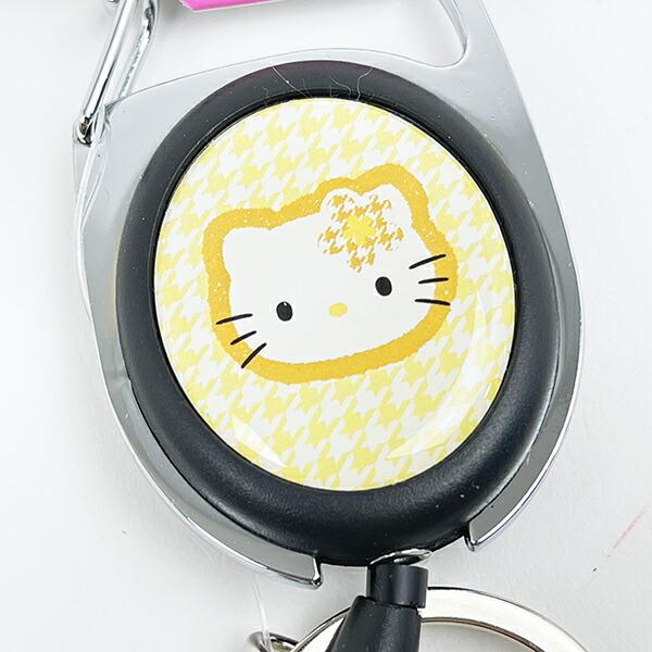 サンリオ ハローキティ メタルリール カオハナ イエロー キーホルダー Sanrio 商品画像2：キャラグッズPERFECT WORLD TOKYO