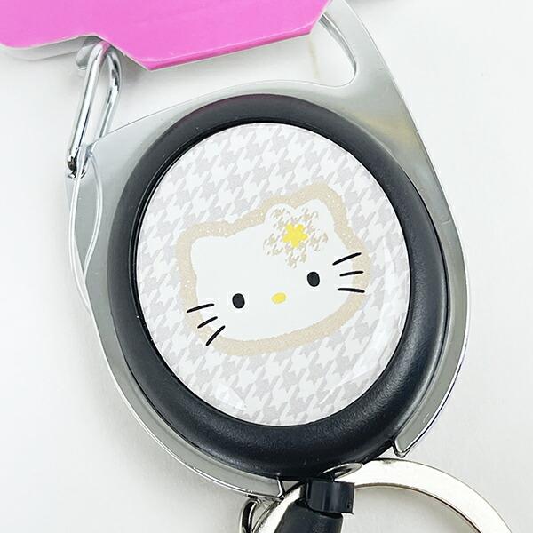 サンリオ ハローキティ メタルリール カオハナ ホワイト キーホルダー Sanrio 商品画像2：キャラグッズPERFECT WORLD TOKYO