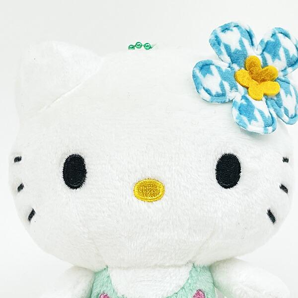 サンリオ ハローキティ マスコット カオハナ グリーン Sanrio 商品画像2：キャラグッズPERFECT WORLD TOKYO
