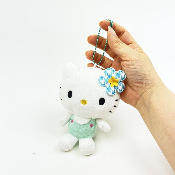 サンリオ ハローキティ マスコット カオハナ グリーン Sanrio 商品画像4：キャラグッズPERFECT WORLD TOKYO