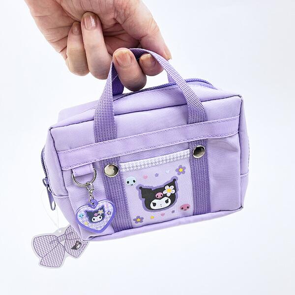 サンリオ クロミ スクバ風ポーチ (パープル) カオハナ Sanrio 商品画像7：キャラグッズPERFECT WORLD TOKYO