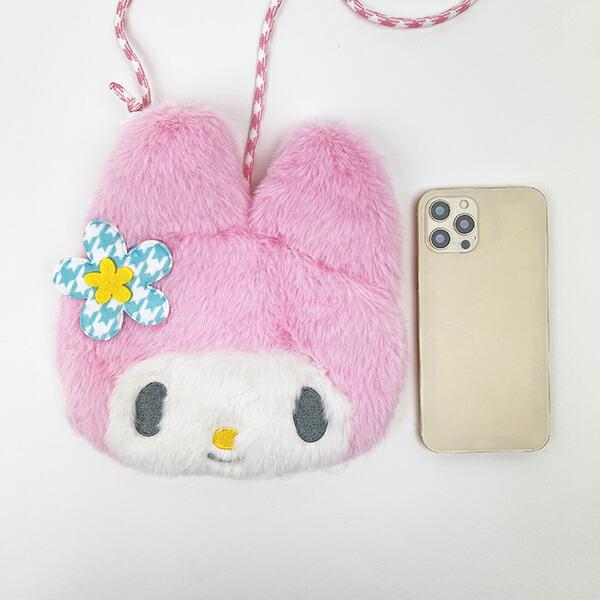 サンリオ マイメロディ ぬいぐるみサコッシュ カオハナ ショルダーバッグ Sanrio 商品画像5：キャラグッズPERFECT WORLD TOKYO