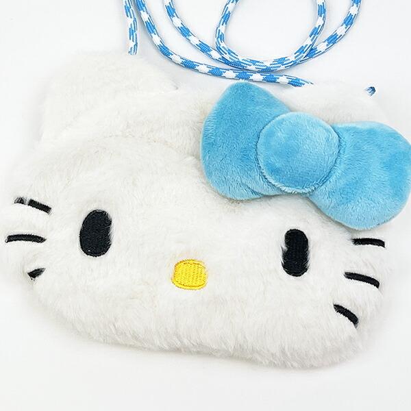 サンリオ ハローキティ ぬいぐるみサコッシュ 水色 ショルダーバッグ Sanrio 商品画像2：キャラグッズPERFECT WORLD TOKYO