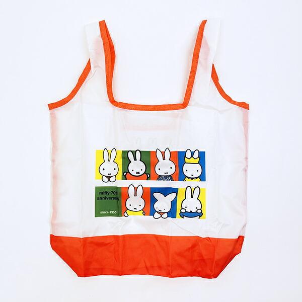 ミッフィー miffy 70th エコバッグ(オレンジ)