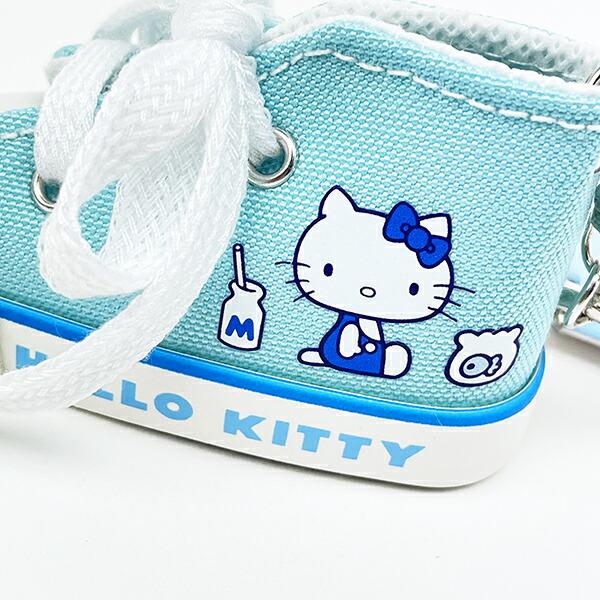 サンリオ ハローキティ スニーカーキーリング ミズイロ スワリ Sanrio 商品画像2：キャラグッズPERFECT WORLD TOKYO