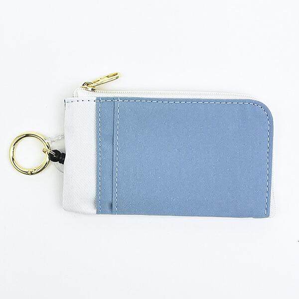 スヌーピー オラフ キーパスポーチ アップリケ 定期入れ ブルー SNOOPY 商品画像3：キャラグッズPERFECT WORLD TOKYO