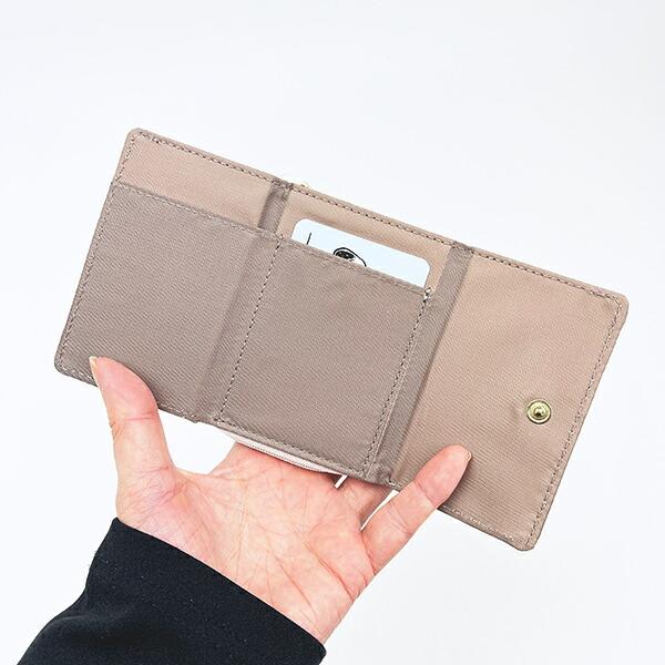 スヌーピー オラフ ファスナー三つ折り財布 アップリケ ブルー SNOOPY 商品画像6：キャラグッズPERFECT WORLD TOKYO