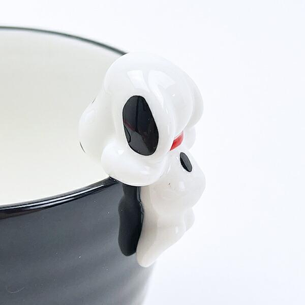 スヌーピー フィギュア付き湯飲み ブラック コップ SNOOPY 商品画像5：キャラグッズPERFECT WORLD TOKYO