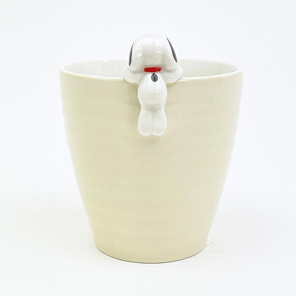 スヌーピー フィギュア付湯のみ (アイボリー) コップ SNOOPY 商品画像3:キャラグッズPERFECT WORLD TOKYO