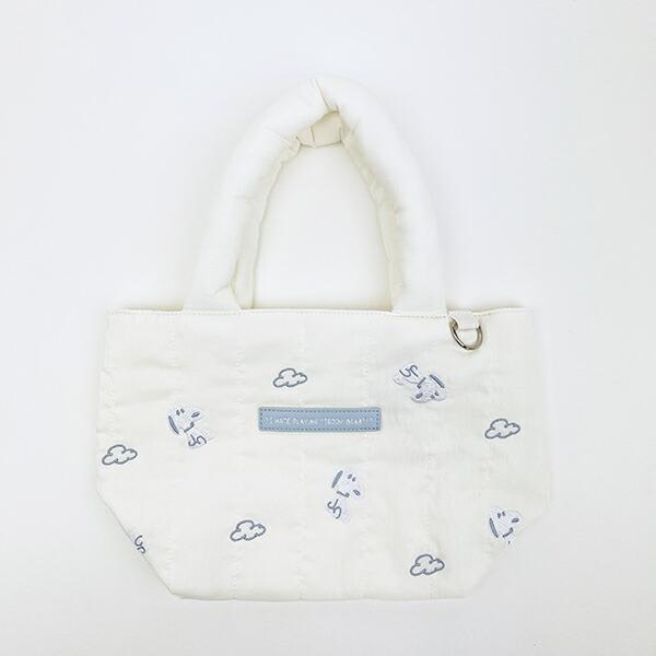 スヌーピー トートバッグ (ホワイト) ぬいぐるみシリーズ SNOOPY