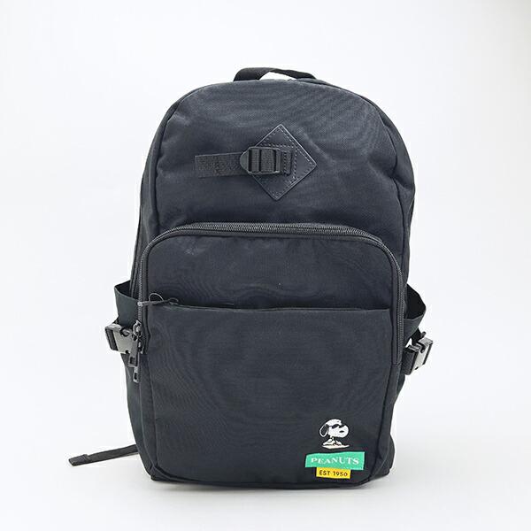 スヌーピー ジョー・クール スクリュックサック ブラック RE-PET バッグ スクール SNOOPY 商品画像2：キャラグッズPERFECT WORLD TOKYO
