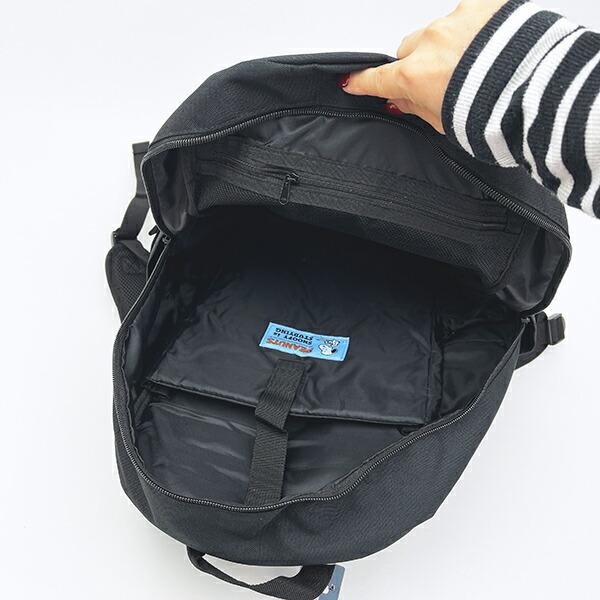 スヌーピー ジョー・クール スクリュックサック ブラック RE-PET バッグ スクール SNOOPY 商品画像9：キャラグッズPERFECT WORLD TOKYO