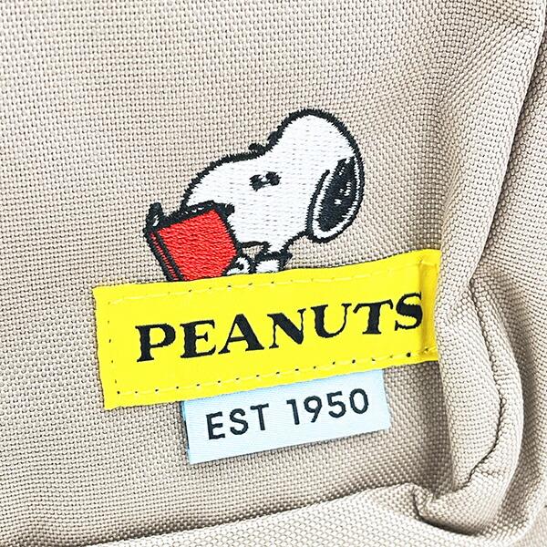 スヌーピー スマートデイパック リュック バッグ ベージュ RE-PET SNOOPY 商品画像3：キャラグッズPERFECT WORLD TOKYO