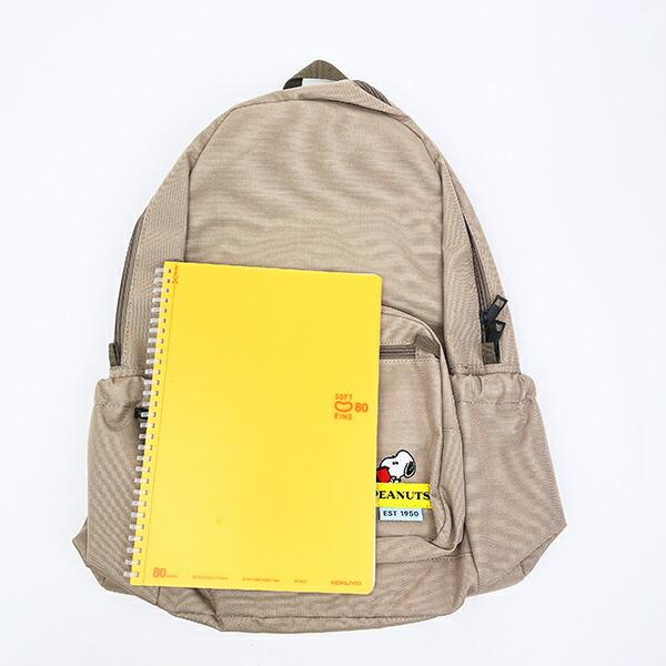 スヌーピー スマートデイパック リュック バッグ ベージュ RE-PET SNOOPY 商品画像9：キャラグッズPERFECT WORLD TOKYO