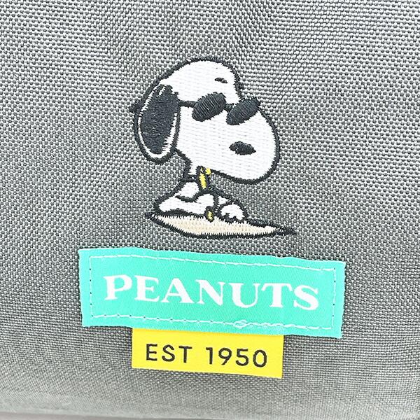 スヌーピー ジョー・クール ロールボストンバッグ グレー RE-PET SNOOPY 商品画像2：キャラグッズPERFECT WORLD TOKYO