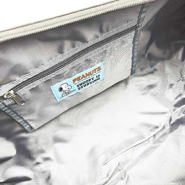 スヌーピー ジョー・クール ロールボストンバッグ グレー RE-PET SNOOPY 商品画像6：キャラグッズPERFECT WORLD TOKYO