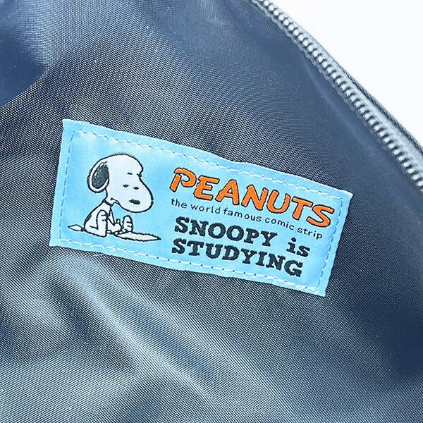 スヌーピー ショルダー付きロールボストンバッグ ブラック 2WAY RE-PET SNOOPY 商品画像7：キャラグッズPERFECT WORLD TOKYO