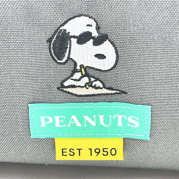 スヌーピー ジョー・クール ショルダー付きロールボストンバッグ グレー 2WAY RE-PET SNOOPY 商品画像3：キャラグッズPERFECT WORLD TOKYO