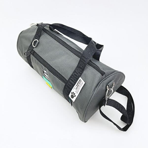 スヌーピー ジョー・クール ショルダー付きロールボストンバッグ グレー 2WAY RE-PET SNOOPY 商品画像5：キャラグッズPERFECT WORLD TOKYO