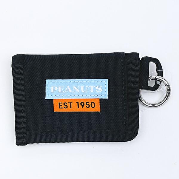 スヌーピー 二つ折りコインポーチ ブラック SNOOPY 商品画像3：キャラグッズPERFECT WORLD TOKYO