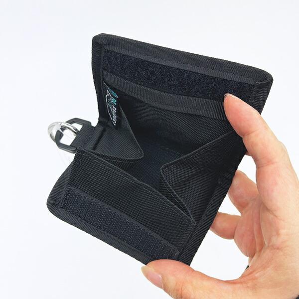 スヌーピー 二つ折りコインポーチ ブラック SNOOPY 商品画像4：キャラグッズPERFECT WORLD TOKYO