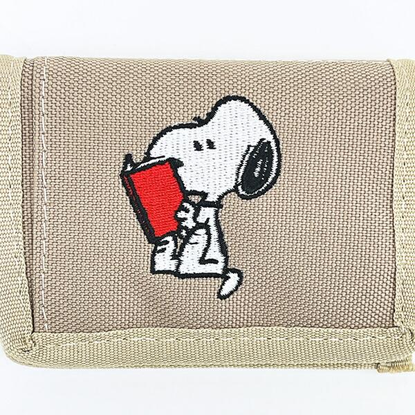 スヌーピー 二つ折りコインポーチ ベージュ SNOOPY 商品画像2：キャラグッズPERFECT WORLD TOKYO