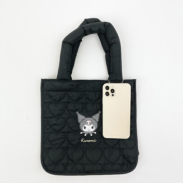 サンリオ クロミ モノトーン トートバッグ ブラック ランチ Sanrio 商品画像5：キャラグッズPERFECT WORLD TOKYO